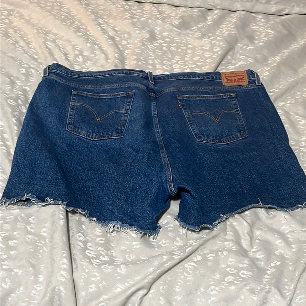 Levi's Women's Blue Denim Shorts